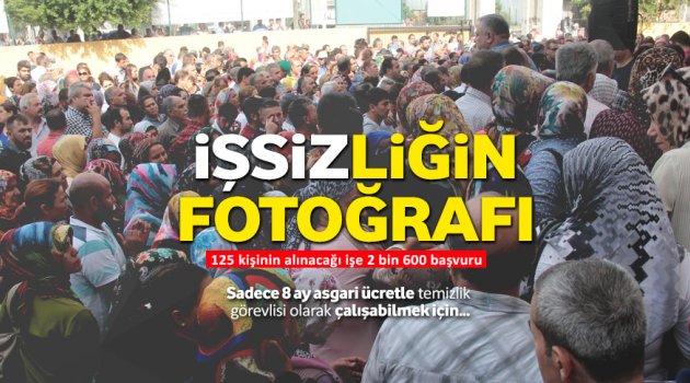 125 kişinin alınacağı işe 2 bin 600 başvuru