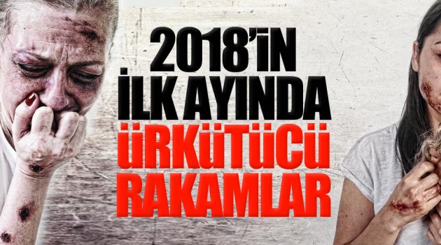 2018'in ilk ayında ürkütücü rakamlar