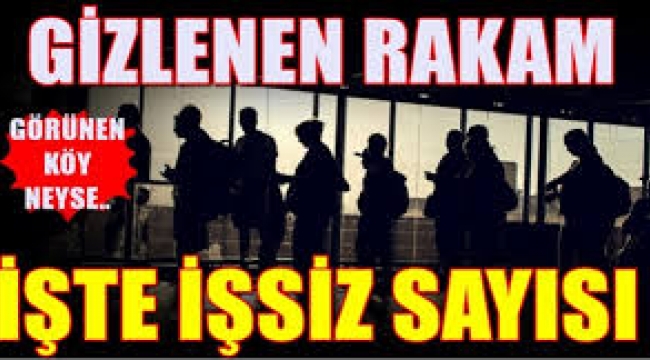 Devletin resmî rakamlarına göre de en büyük kriz en büyük işsizlik