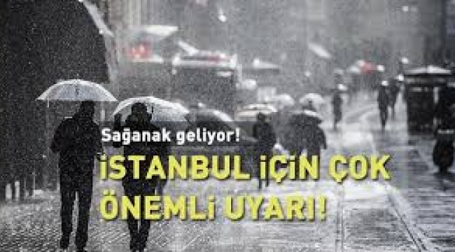 İstanbul Dikkat Çok kuvvetli olacak