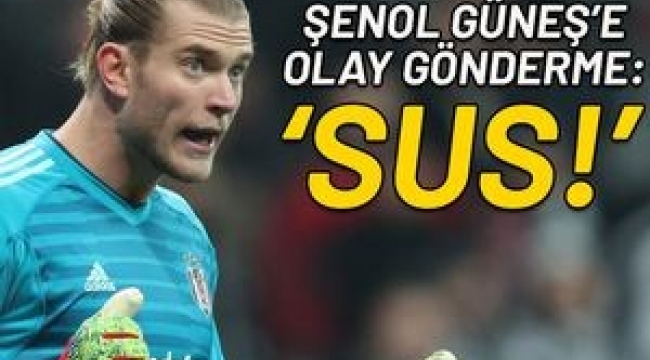 Karius'tan Şenol Güneş'e olay gönderme: Sus işareti