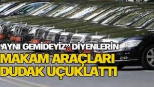 Makam aracı sayısı dudak uçuklattı