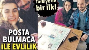 Posta'nın bulmaca eki ile evlilik teklifi