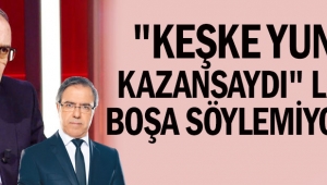 Yunan kazansaydı demeleri boşuna değil