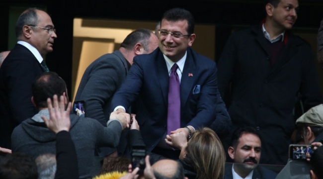 Ekrem İmamoğlu Galatasaray maçı için TT Arena'da