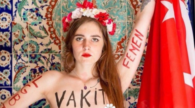 FEMEN: Vakit AKP'siz İstanbul vakti! Vakit Erdoğan'sız Türkiye vakti!