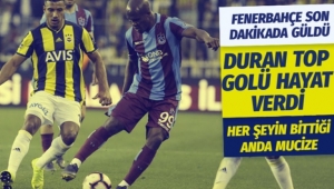 Fenerbahçe – Trabzonspor 1-1