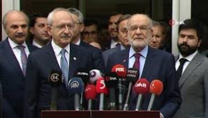 Kılıçdaroğlu ve Karamollaoğlu'ndan ortak açıklama