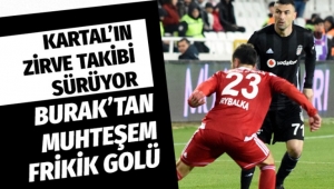 Sivasspor Beşiktaş'a 2-1 maglup oldu