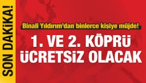 Doğal gaza yüzde 10 indirim, 1 ve 2. köprü motosikletlere ücretsiz olacak