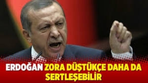 Erdoğan zora düştükçe daha da sertleşebilir