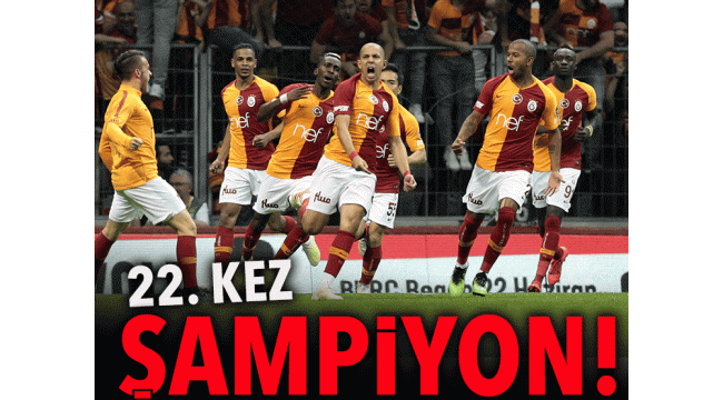 Galatasaray evinde Başakşehir'i yenerek şampiyonluğunu ilan etti!