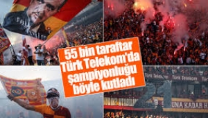 Galatasaray şampiyonluğunu böyle kutladı