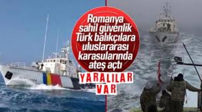 Romanya Türk balıkçılara saldırdı