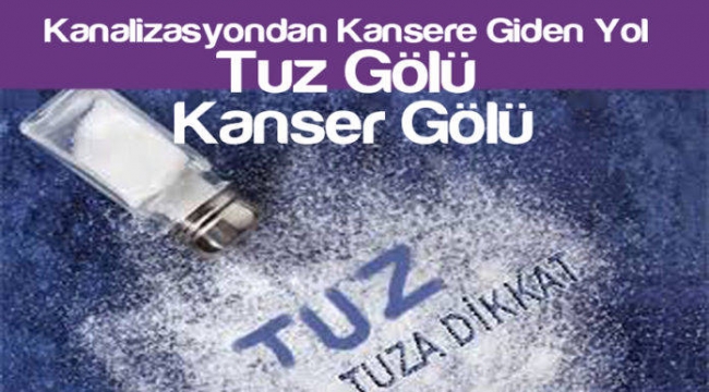 Tuz Gölü Kanser Gölü mü? KANSER'den Kırılıyoruz. Peki Neden?