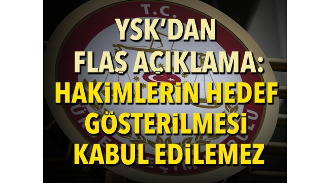 YSK'dan eleştirilere sert tepki!