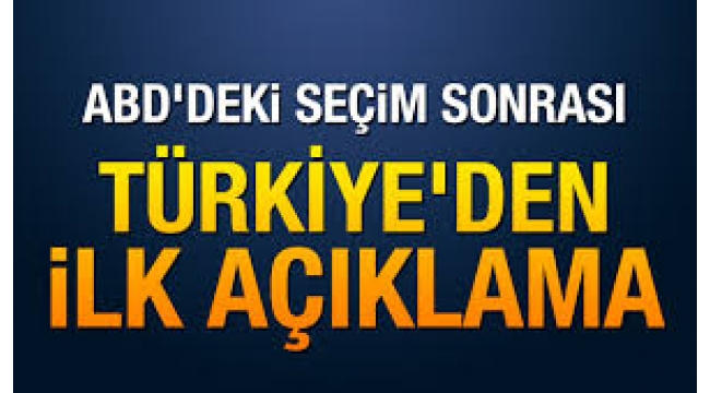 ABD'den ilk seçim açıklaması