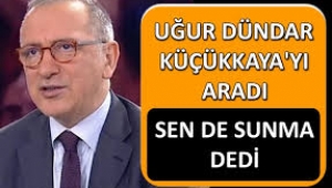 Altaylı: Dündar'ın Küçükkaya'yı arayarak sen de sunma dediği 