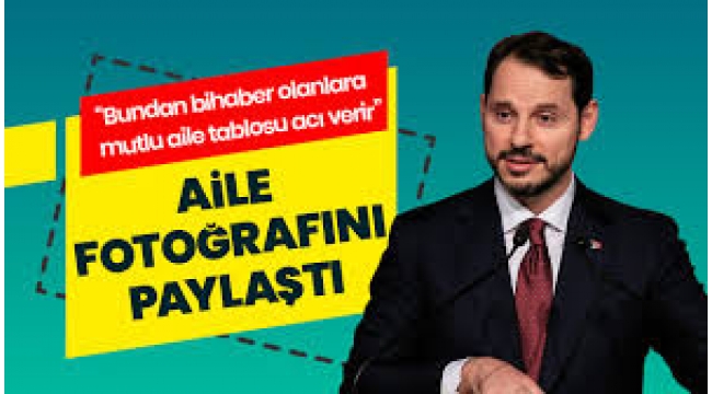 Bakan Albayrak kızının mezuniyetinden aile fotoğrafı paylaştı...