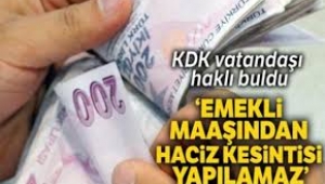 Emekli maaşında haciz kesintisi yapılabilir mi? Çok konuşulacak karar