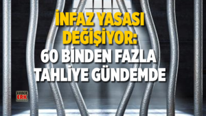 İnfaz yasası değişiyor: 60 bin kişi tahliye edilecek