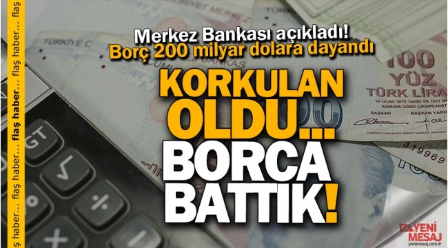 Kısa vadeli dış borç 175 milyar doları aştı...