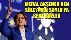 Meral Akşener'den Süleyman Soylu'nun o sözlerine yanıt:
