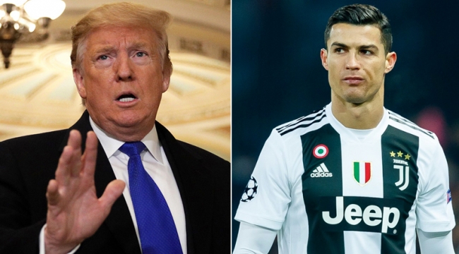 Trump, ücret dengesizliğiyle ilgili Ronaldo'yu işaret etti