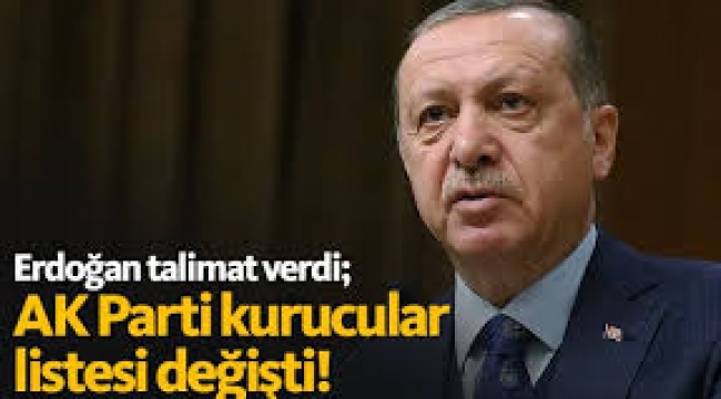 Erdoğan talimat verdi... AKP'nin kurucular listesinden 14 kişinin ismi çıkartıldı