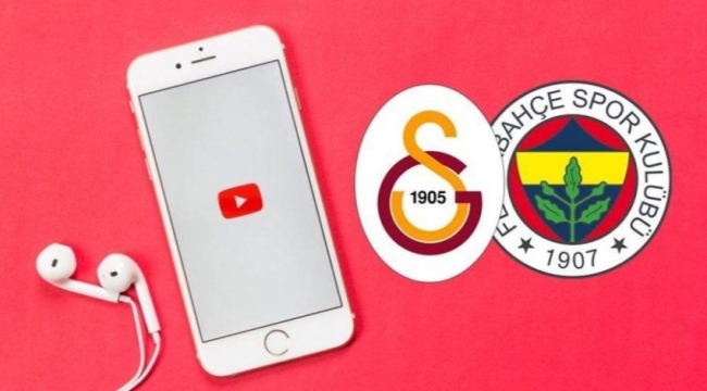 Fenerbahçe ve Galatasaray'ın YouTube savaşı! 1 milyon abone...