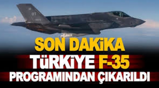 Pentagon: Türkiye, F-35 programından çıkarıldı