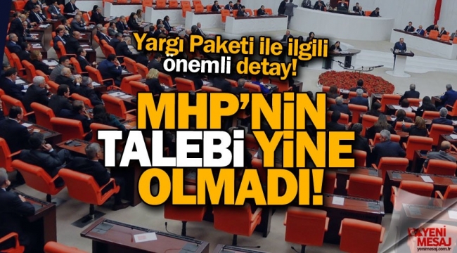 Yargı paketi yeni döneme kaldı