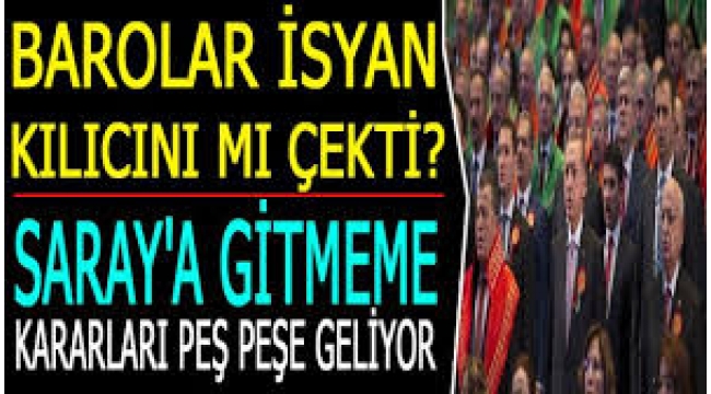 Barolar İsyan Kılıcını mı Çekti? .