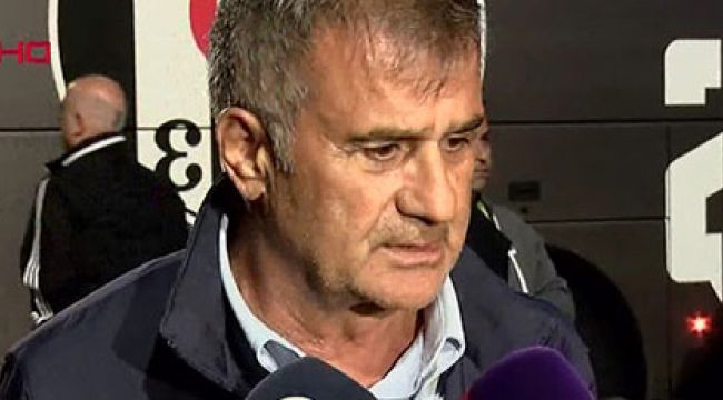 Beşiktaş'ın mağlubiyetinin ardından Şenol Güneş'ten açıklama