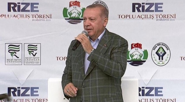 Erdoğan: İstanbul'u su bastı beyefendi tatilde