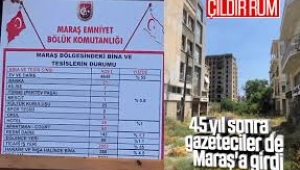 Maraş bölgesi 45 yıl sonra basına açıldı