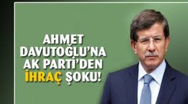 AKP'den flaş Davutoğlu kararı