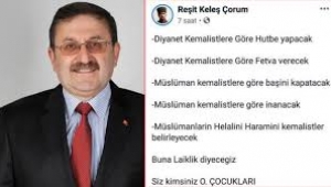 AKP'li üyeden Diyanet'i eleştirenlere: O. çocukları