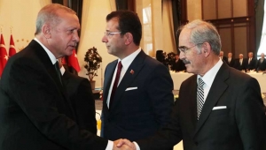 Erdoğan büyükşehir belediye başkanlarıyla bir araya geldi