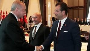 Erdoğan, İmamoğlu, Soyer ve Yavaş'la böyle tokalaştı