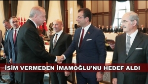 İsmini vermeden İmamoğlu'na neler dedi