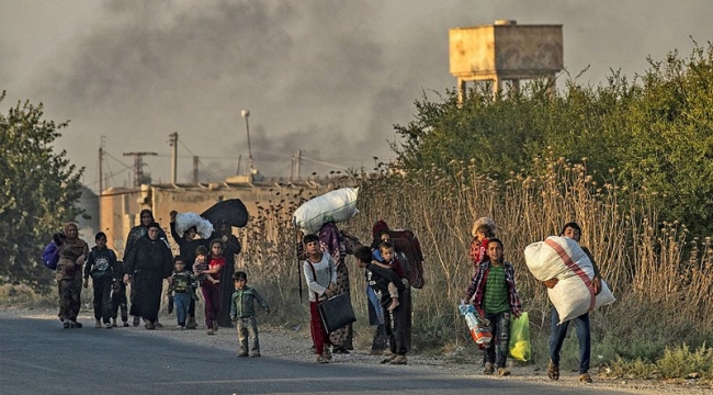 BM: Türkiye'nin operasyonunun başlangıcından bu yana 100 binden fazla insan evlerini terk etti