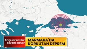 Marmara'da peş peşe depremler