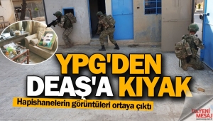 Skandal görüntüler... YPG'den DEAŞ'a kıyak