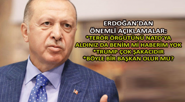 "Terör örgütünü NATO'ya aldınız da benim mi haberim yok"