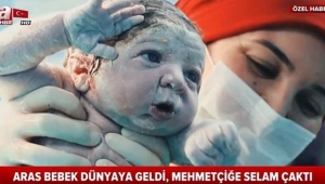 A Haber'in doğar doğmaz asker selamı veren bebek haberi