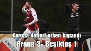 Beşiktaş Avrupa defterini kapattı