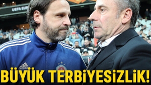 Beşiktaş - Bratislava maçının ardından büyük terbiyesizlik