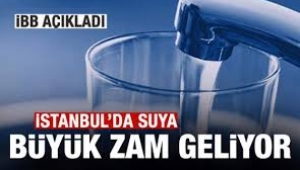 İSKİ; yıl başından itibaren suya yüzde 20 zam yapılacak!