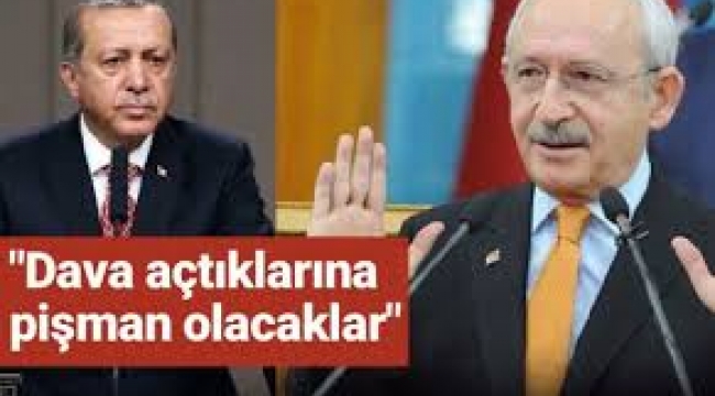 Kılıçdaroğlu'nun avukatından açıklama: Erdoğan bu davayı açtığına pişman olacak